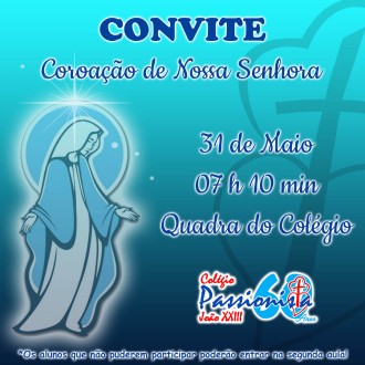 Coroao de Nossa Senhora - Colgio Passionista Joo XXIII