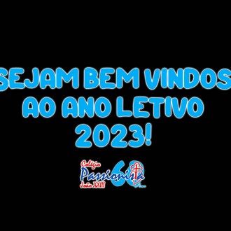 Volta s aulas 2023. - Colgio Passionista Joo XXIII