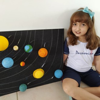 Representação do Sistema Solar terceiros anos A e B. - Colégio Passionista João XXIII Representação do Sistema Solar terceiros anos A e B. - Colégio Passionista João XXIII